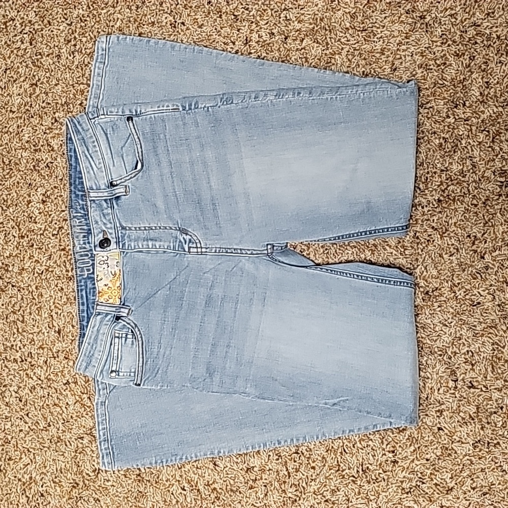 Good Heart by Matilda Jane jeans size 8 cropped ankle patchwork